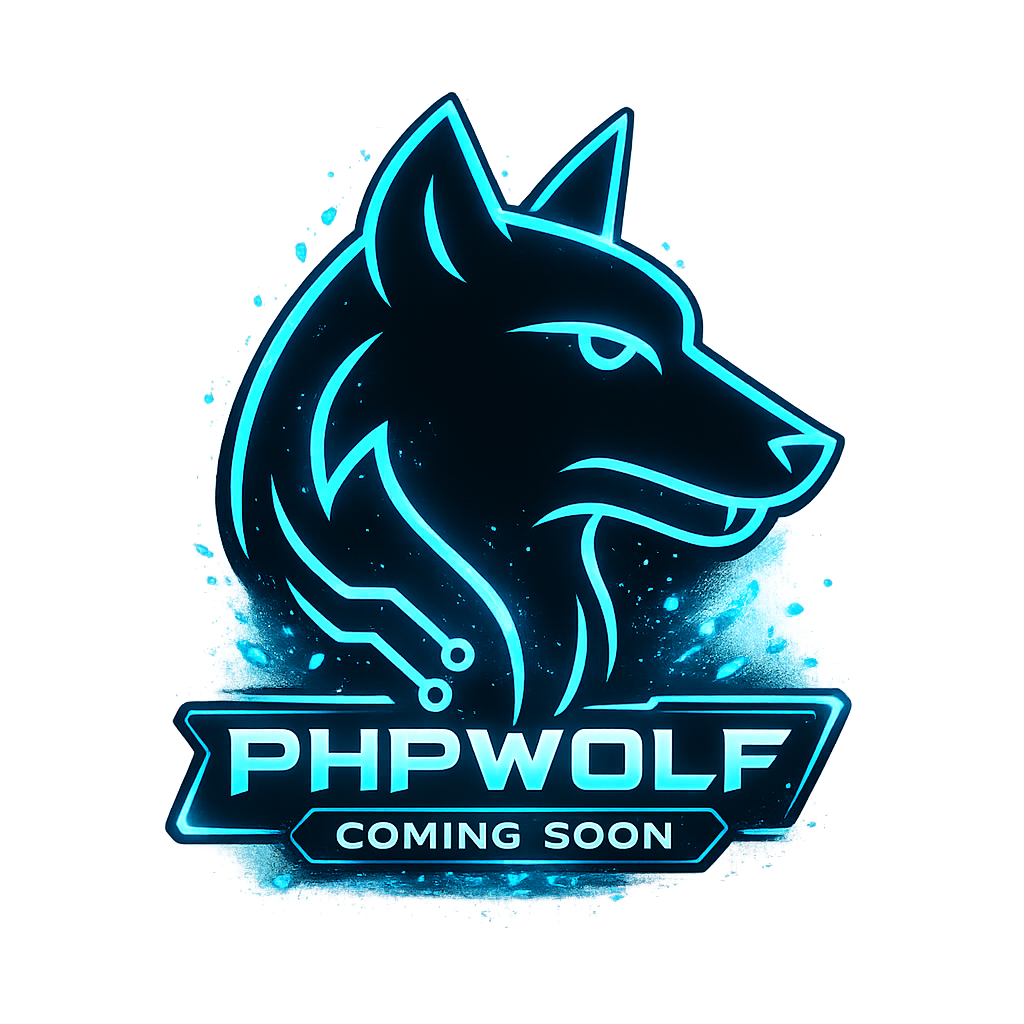 PHPWolf -  Code. With Teeth.  Build Wisely.  Steward Wisely. - Coming Soon